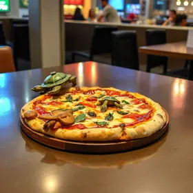 pizzaria das Tartarugas Ninja