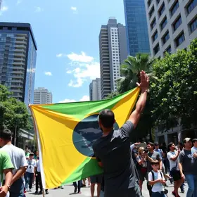 apoio popular a Flávio Bolsonaro