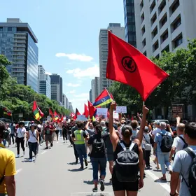 mobilização da direita no 7 de setembro