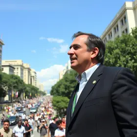 publico no ato de Flávio Bolsonaro