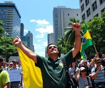 ato na Avenida Paulista