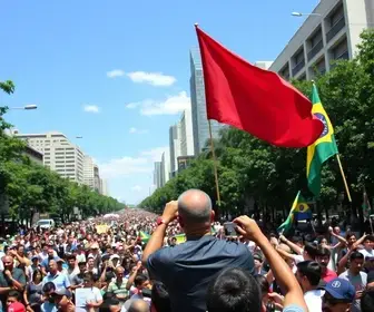 ato pela reeleição de Lula