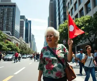 caminhada Lula Avenida Paulista